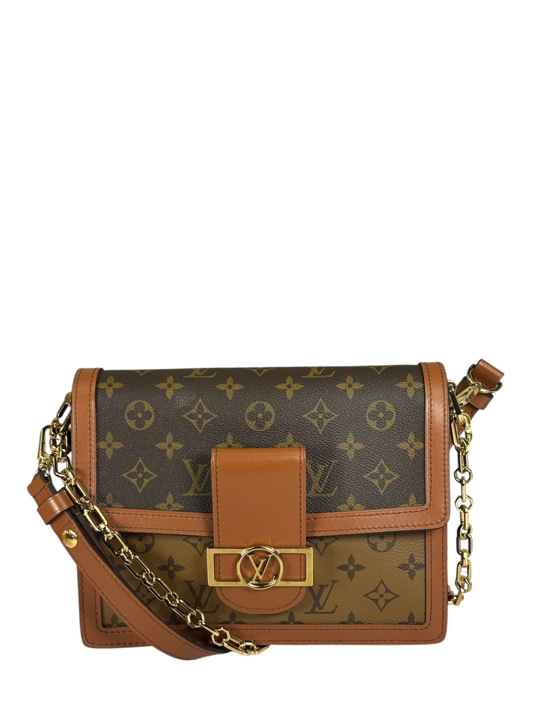 Louis Vuitton Brown Monogram Dauphine MM