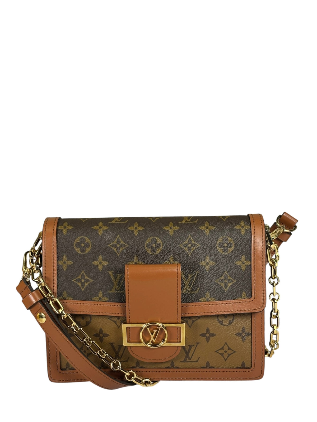 Louis Vuitton Brown Monogram Dauphine MM