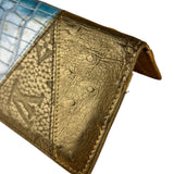 Louis Vuitton Ostrich Croc Pocket Organizer Wallet
