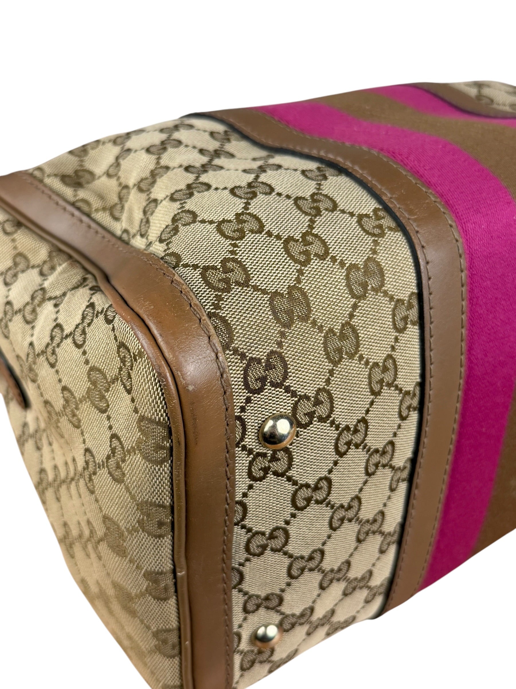 Gucci Vintage GG Web Joy Mini Boston