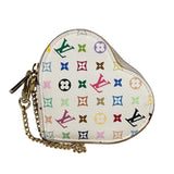 Louis Vuitton Canvas Monogram Multicolore Coeur Heart Coin Pouch