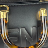Fendi Black Leather Mini By The Way Boston Bag