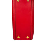 Louis Vuitton Red Leather City Steamer Handbag MM