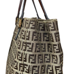 Fendi FF Canvas Top Handle Tote