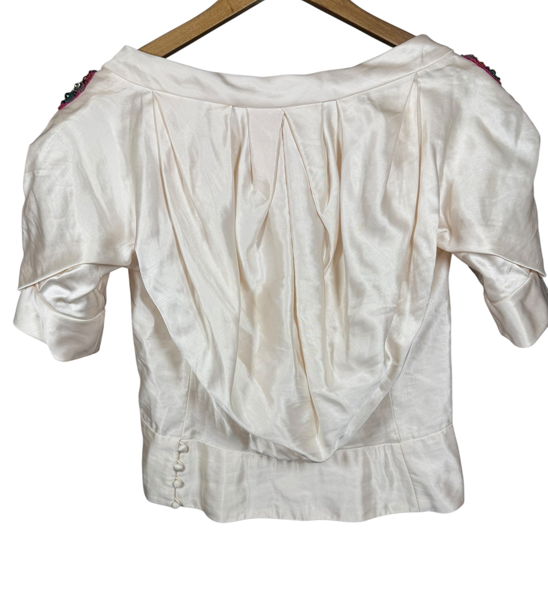 Louis Vuitton Beaded Short Sleeve Top