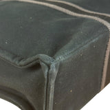 Hermes Fourre-Tout MM Canvas Black Tote