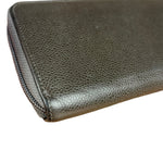 Chanel Caviar Leather Grey Zip Wallet