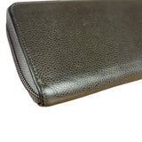 Chanel Caviar Leather Grey Zip Wallet