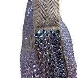 Prada Purple Crystal Re-Edition Pochette