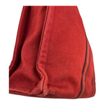 Hermes Vintage Red Denim Fourre-Tout Tote
