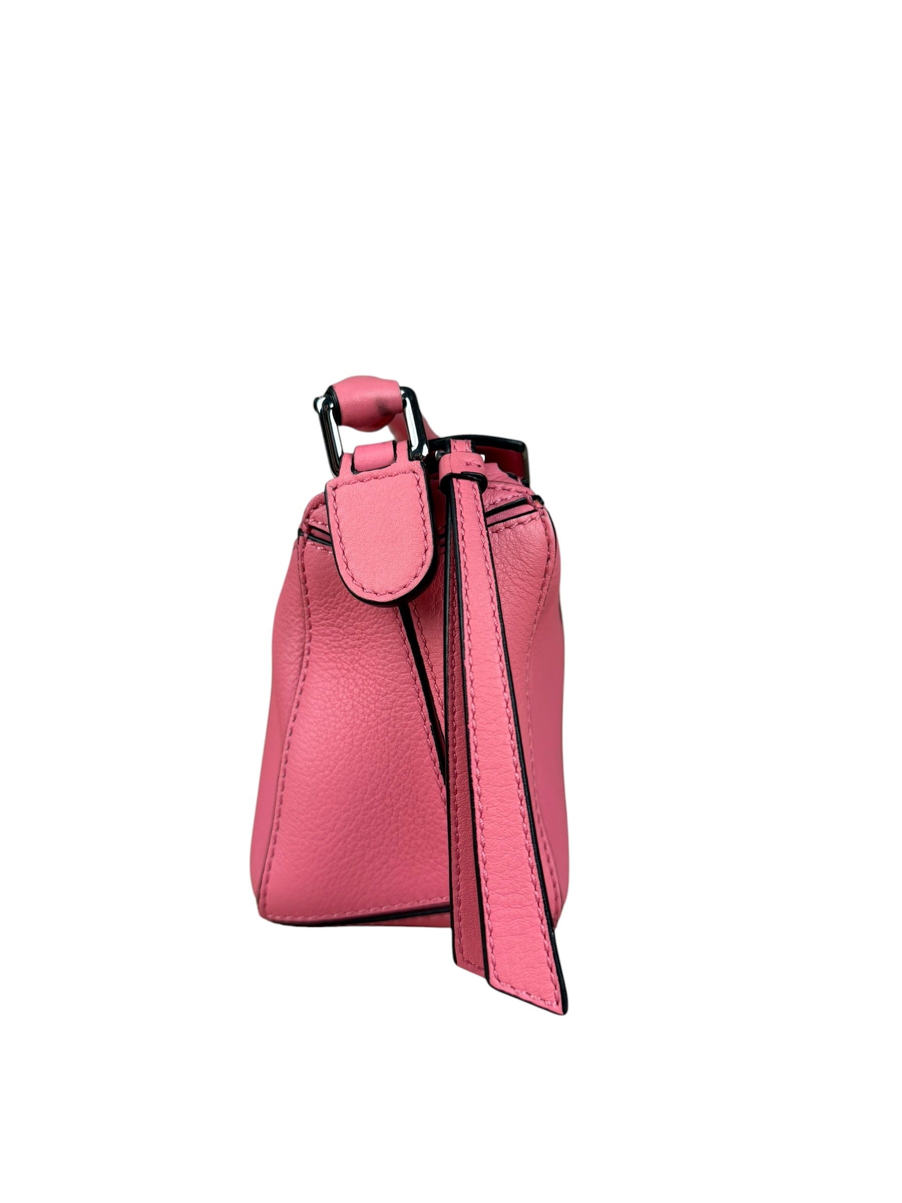 Loewe Pink Leather Mini Puzzle 2Way Bag
