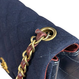 Chanel Quilted Navy Paris Hamburg Collection 2018