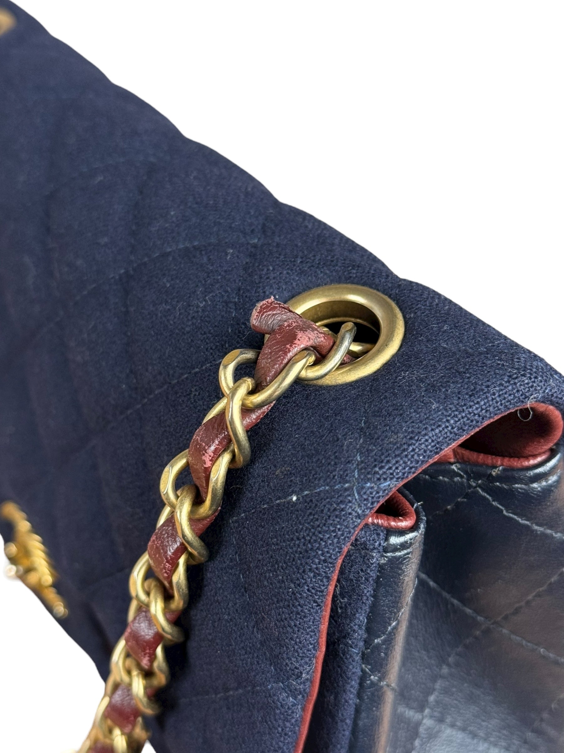 Chanel Quilted Navy Paris Hamburg Collection 2018