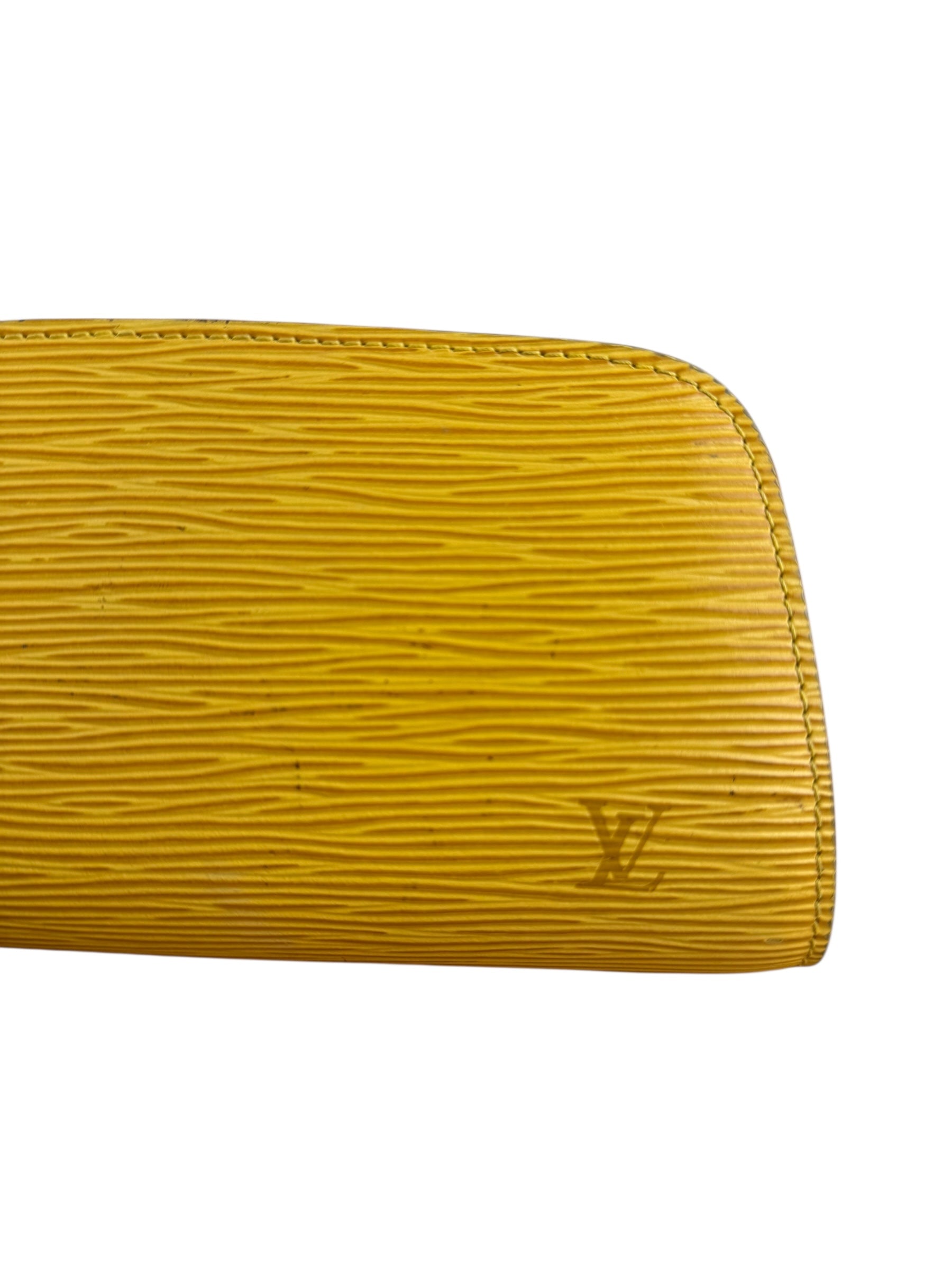 Louis Vuitton Yellow Epi Pouch