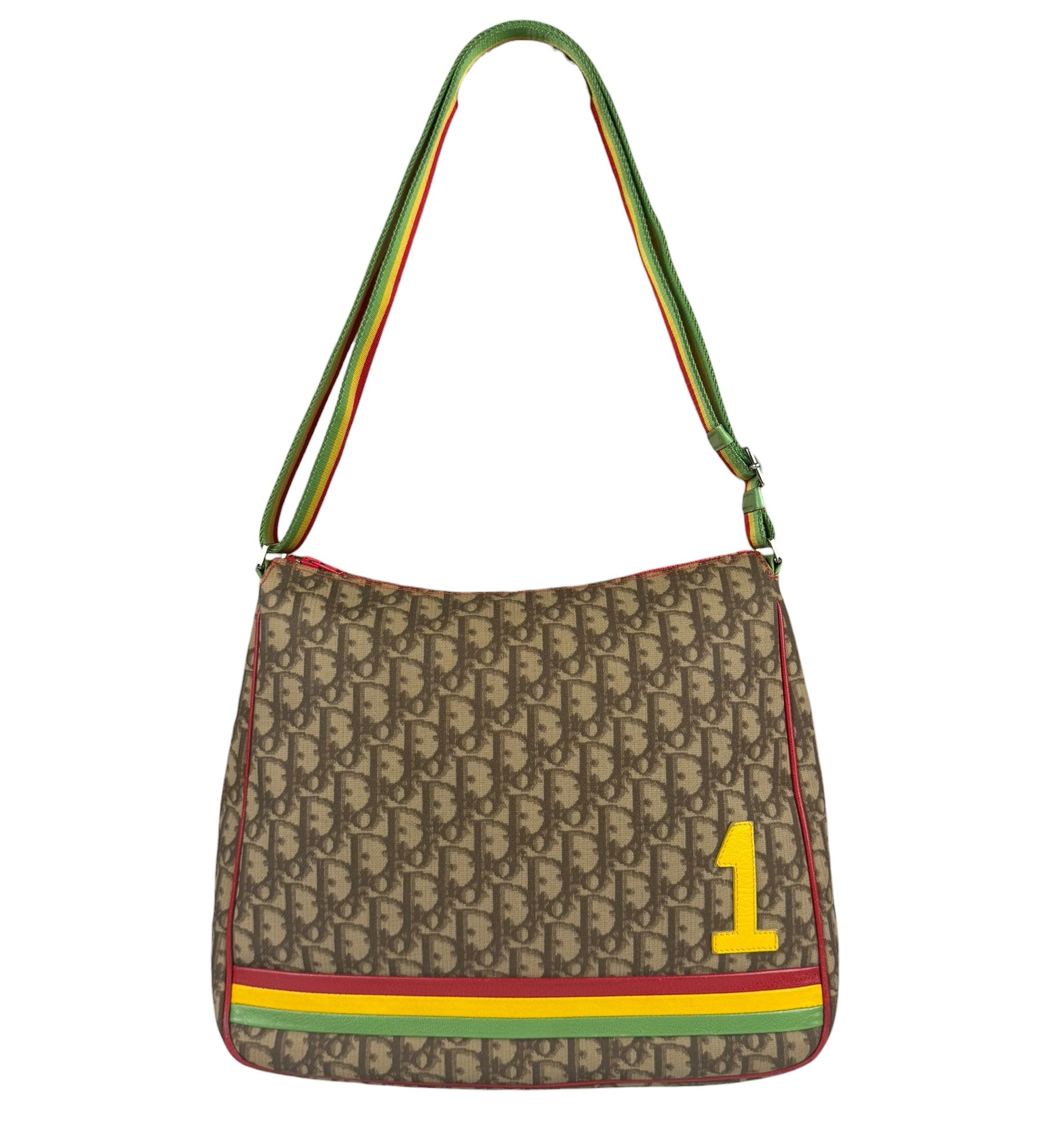 Christian Dior Vintage Rasta 1 Messenger Bag
