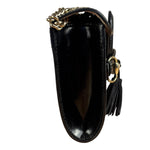 Gucci Black Leather Small Emily Chain Shoulder Bag