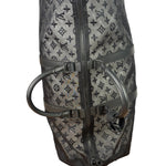 Louis Vuitton x Virgil Abloh Black Leather Trim Monogram Keepall 50