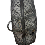 Louis Vuitton x Virgil Abloh Black Leather Trim Monogram Keepall 50