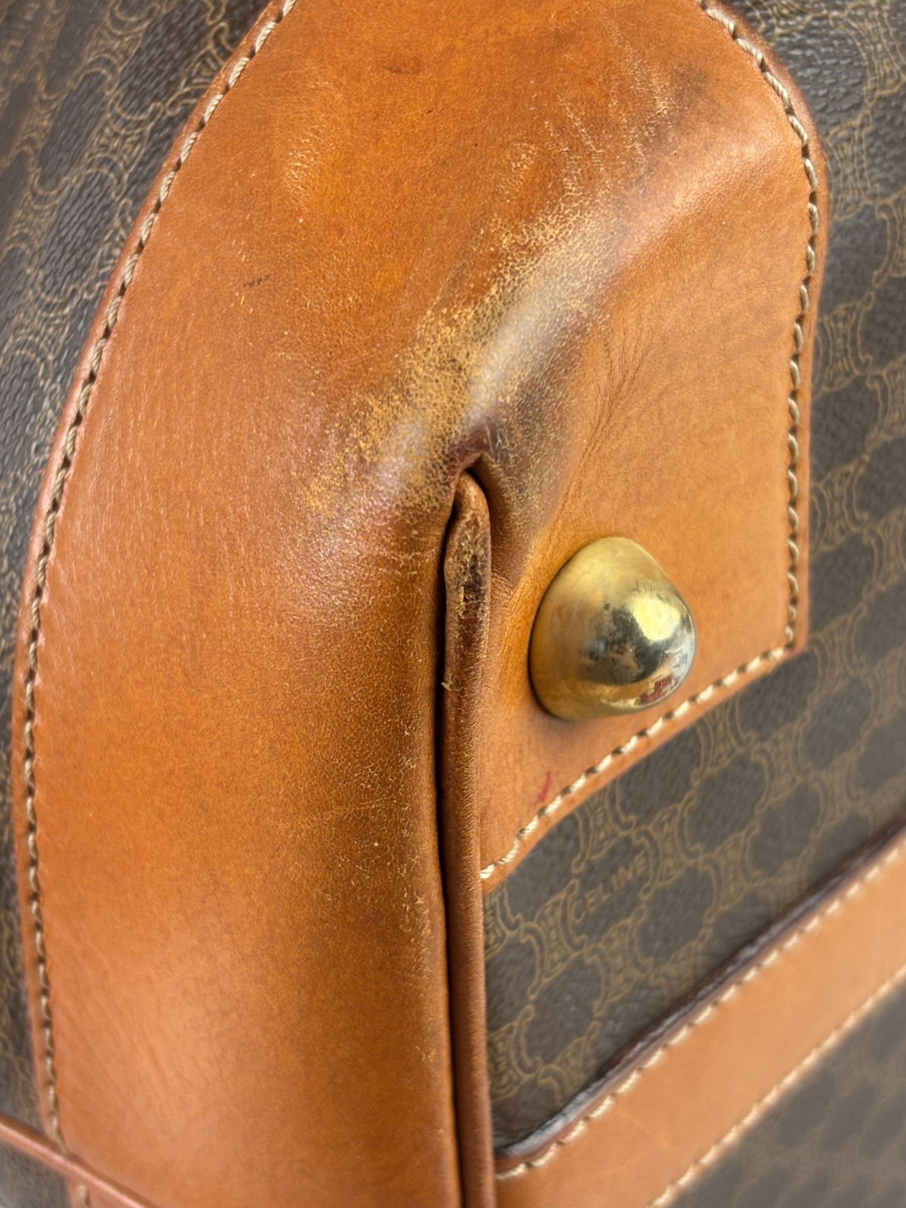 Celine Vintage Macadam Duffle Bag
