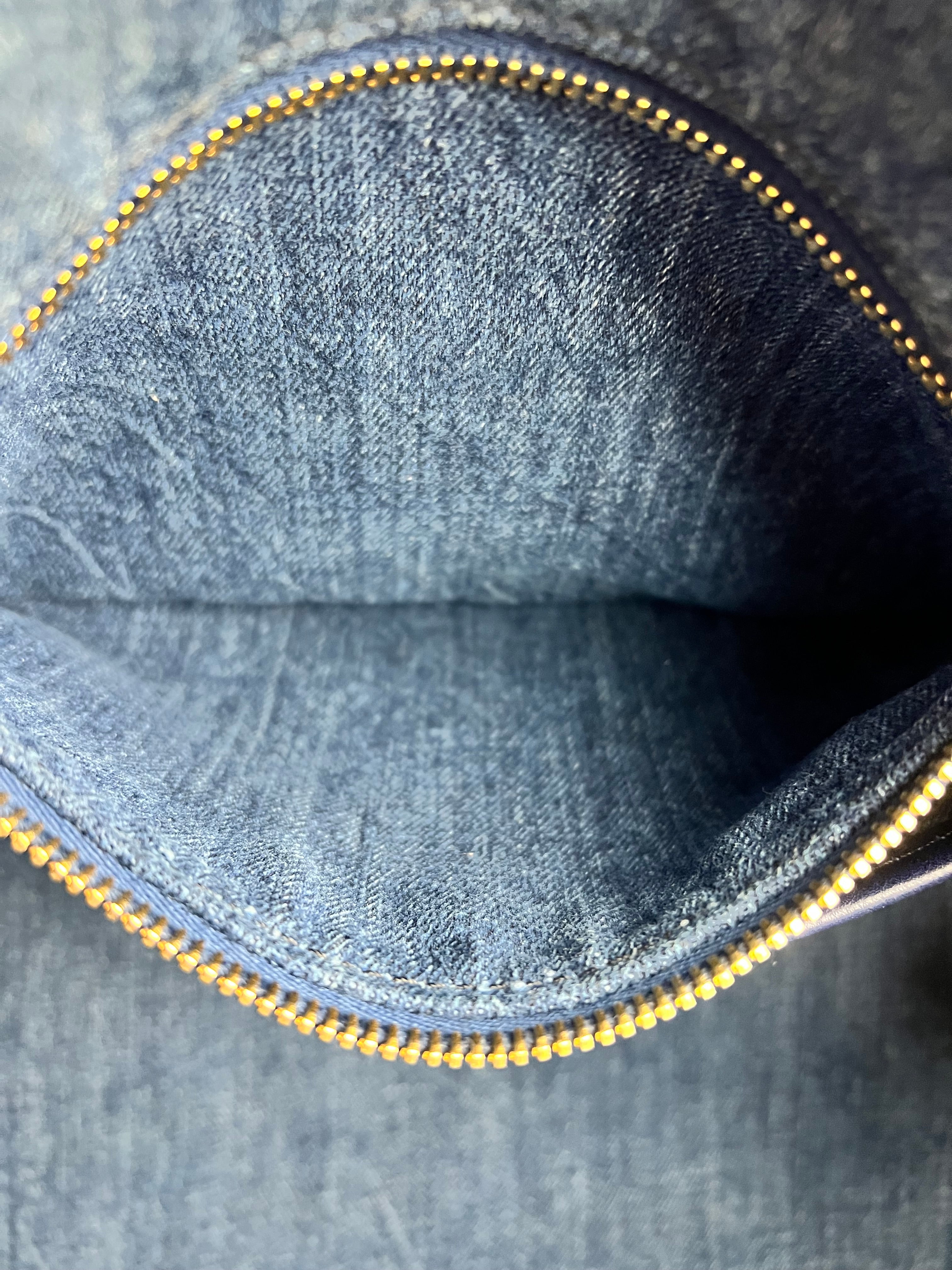 Prada Canapa Denim Tote Bag