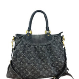 Louis Vuitton Black Denim Neo Cabby Bag