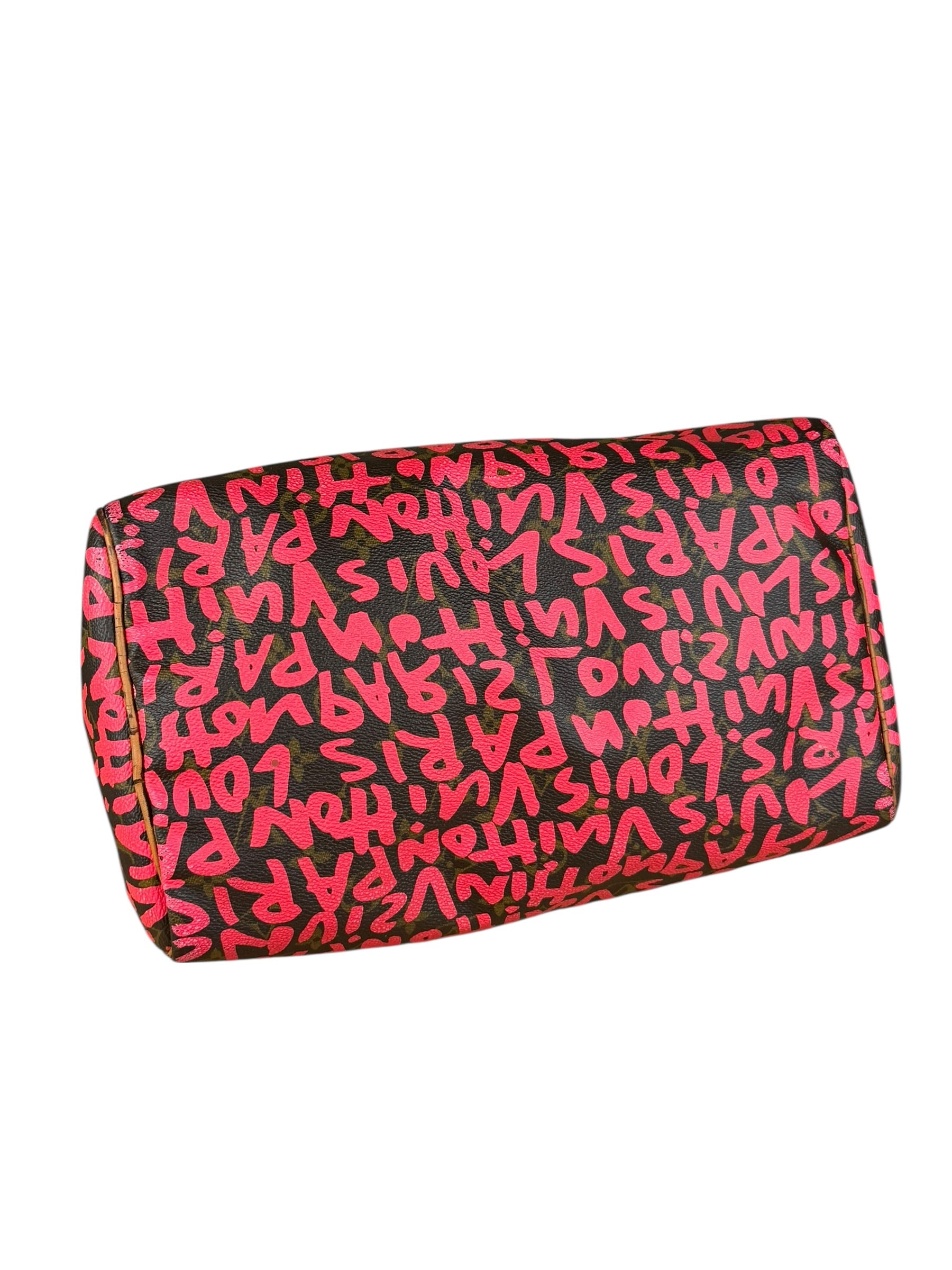 Louis Vuitton x Stephen Sprouse Graffiti Speedy 30 Pink