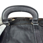 Prada Black Nylon Saffiano Travel Bag
