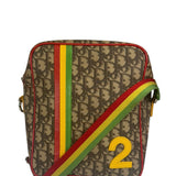 Christian Dior Brown Rasta Totter No.2 Messenger Bag