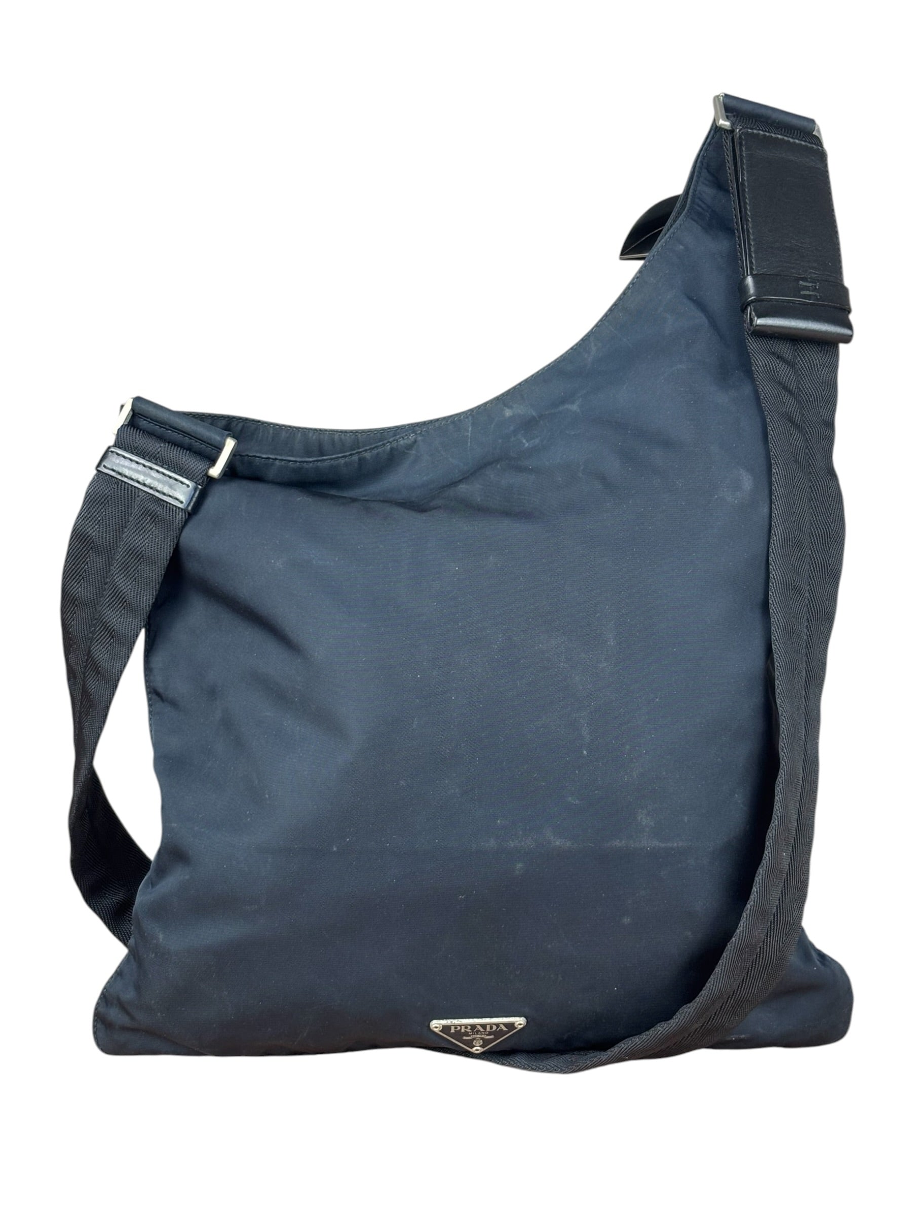 Prada Vintage Dark Navy Nylon Crossbody