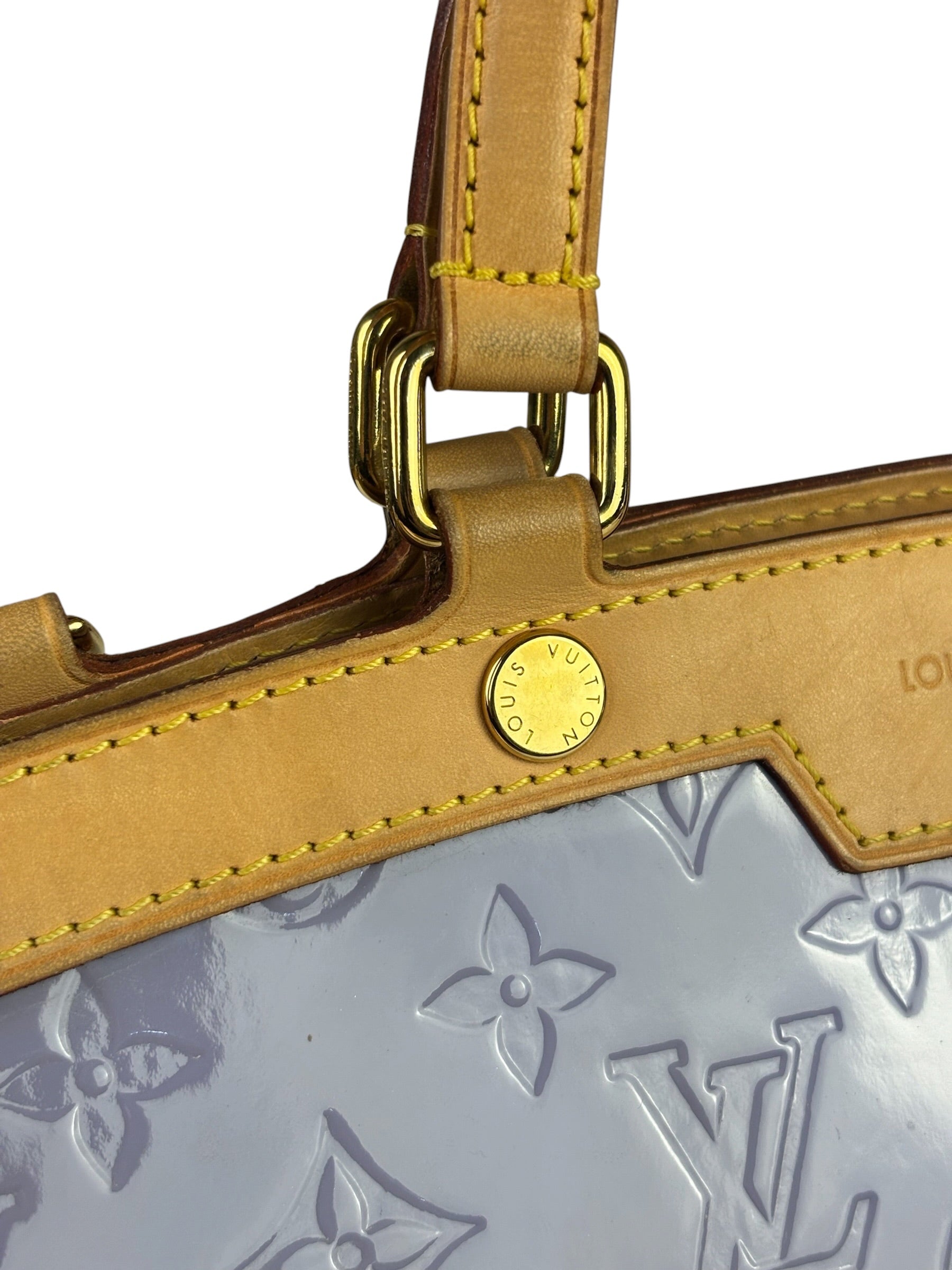 Louis Vuitton Lilac Vernis Monogram Brea Two-Way Bag