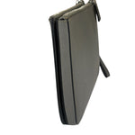 Prada Grey Saffiano Leather Pouch