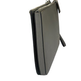 Prada Grey Saffiano Leather Pouch