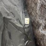 Vintage Brown Striped Mink Fur Coat