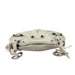 Balenciaga White Lambskin Le Cagole Shoulder Bag