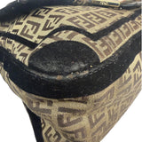Fendi Black Trim Zucca Mamma Baguette
