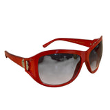 Marc Jacobs Oversized Red Wrap Sunglasses