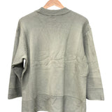 Issey Miyake Pleats Please Green Ribbed Knit Sweater