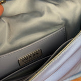 Prada Nylon Blue Studded Crossbody Bag
