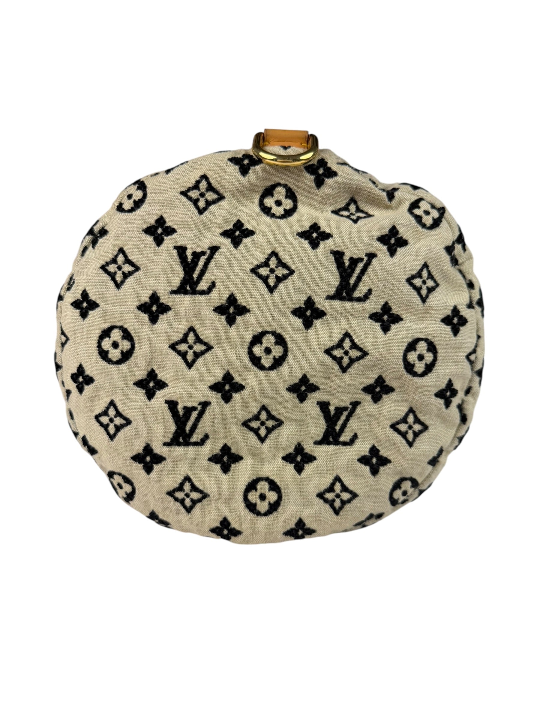 Louis Vuitton Limited Edition Leather Trim Monogram Cheche Gypsy PM