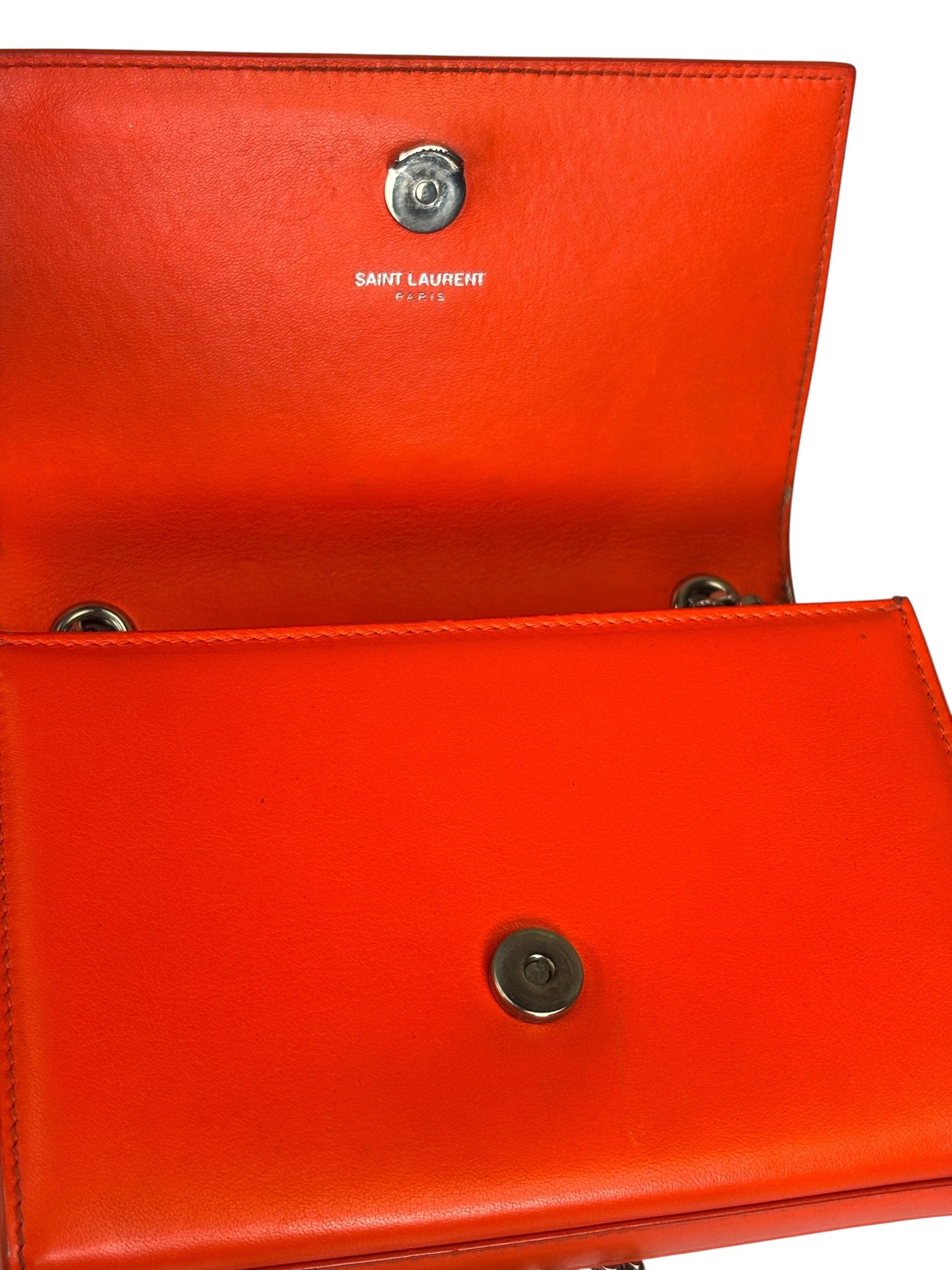 Yves Saint Laurent Orange Small Kate Crossbody Bag