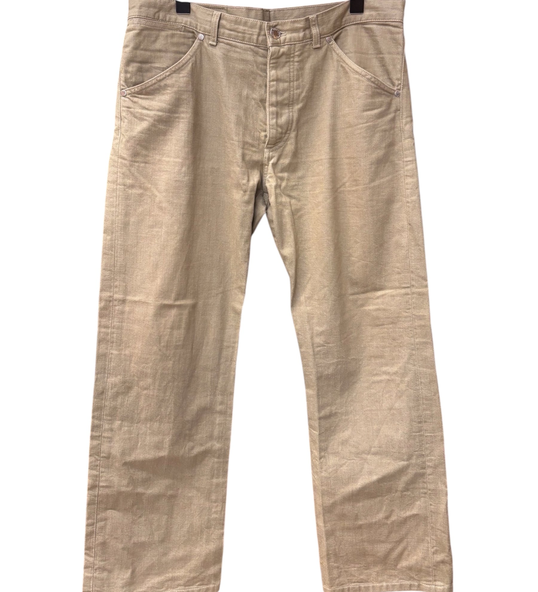 Louis Vuitton Khakhi Cotton Trousers