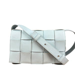 Bottega Veneta Intercciato Cassette Glacier Crossbody