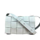Bottega Veneta Intercciato Cassette Glacier Crossbody