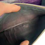 Balenciaga Purple Moto Flap Wallet