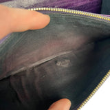 Balenciaga Purple Moto Flap Wallet
