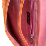 Chanel Orange/Pink Chocolate Bar Keyboard Digital Flap Shoulder Bag 2001