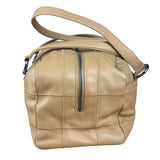 Chanel Beige Caviar Chocolate Bar Boston Bag