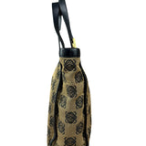 Loewe Vintage Canvas Anagram Zip Tote Bag