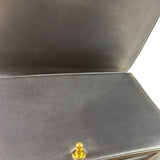 Chanel Navy Lambskin Cube Embossed XL Boy Flap 2013