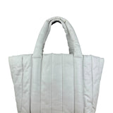 Rag & Bone White Leather Puffer Tote